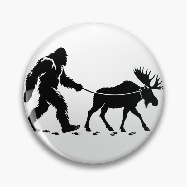 Item preview, Bigfoot Walks His Moose designed and sold by AllProCraft.