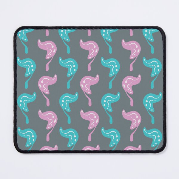 Item preview, Drippy Weird Mushrooms Pattern 1 - Fairy Water Magic & Charcoal Grey designed and sold by Daniel Bevis Design.