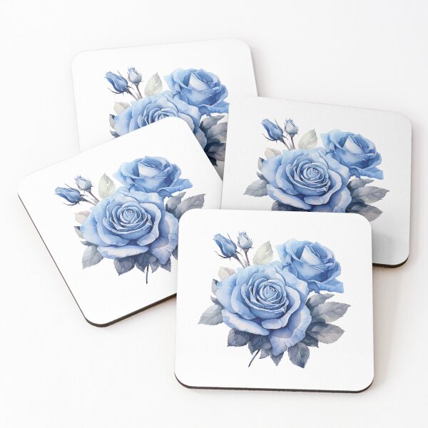Item preview, Blue Rose | Elegant Floral Aesthetic Art designed and sold by Mandayartstudio.