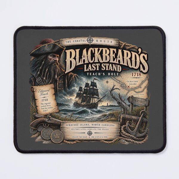 Item preview, Blackbeard's Last Stand Teach's Hole designed and sold by The Coastal Route.