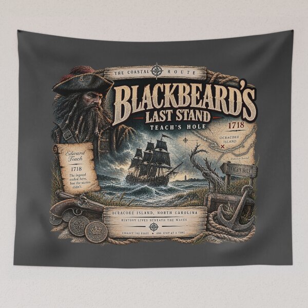 Item preview, Blackbeard's Last Stand Teach's Hole designed and sold by The Coastal Route.