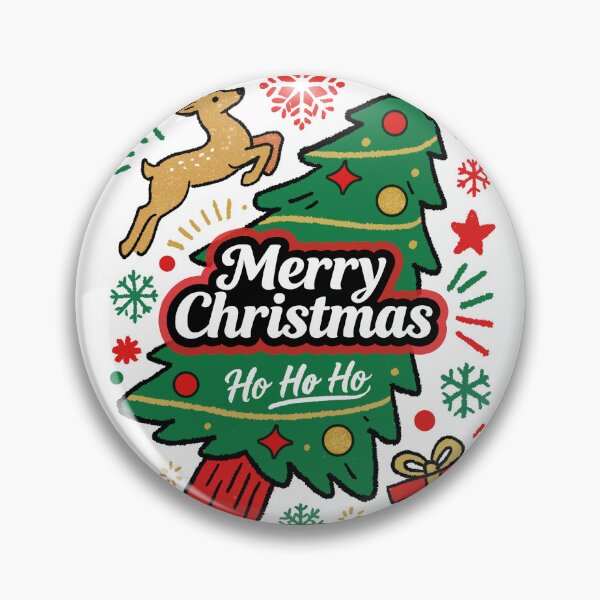 Item preview, Merry Christmas & Ho Ho Ho: Festive Tree Scene designed and sold by SugarCore.