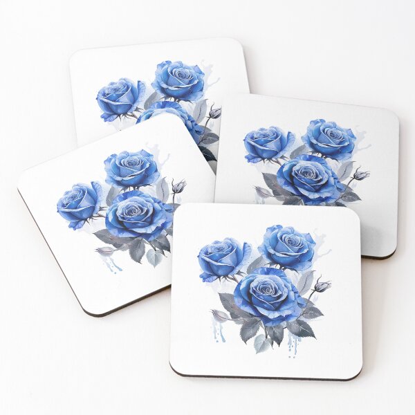 Item preview, Blue Rose | Elegant Floral Aesthetic Art designed and sold by Mandayartstudio.