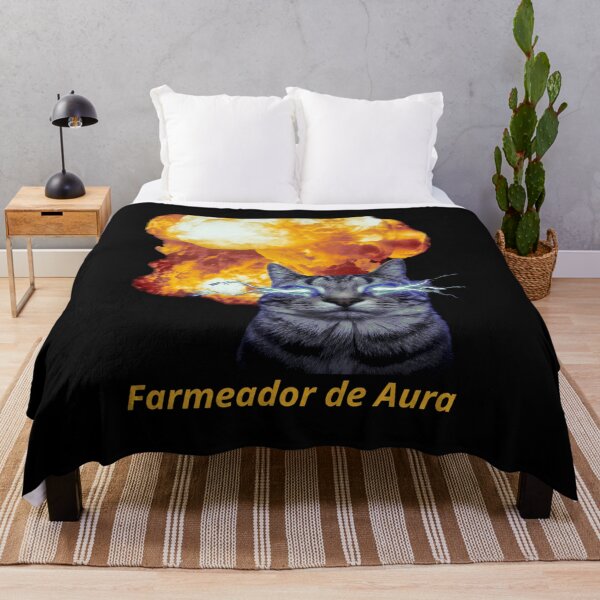 Artikelvorschau, Aura Farmer Exploding Laser Cat Meme entworfen und verkauft von Zyphero.
