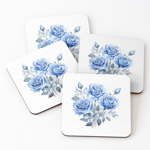 Item preview, Blue Rose | Elegant Floral Aesthetic Art designed and sold by Mandayartstudio.