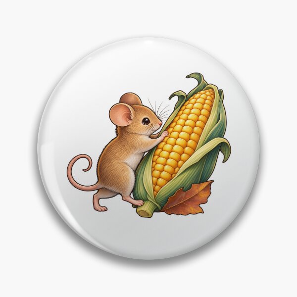 Item preview, Little Mouse with a Harvest Corn Cob designed and sold by jimnicklaus.