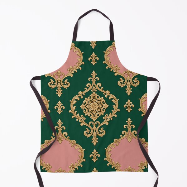 Item preview, Emerald Green & Dusk Pink Gold Baroque designed and sold by DesignsByPrnces.