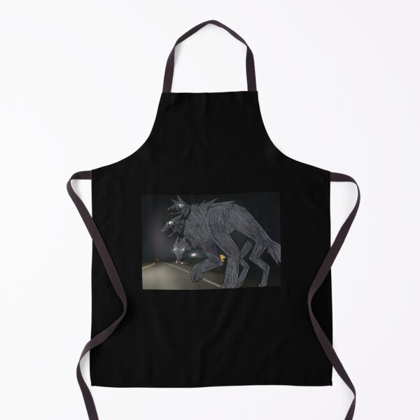 Item preview, three-headed wolf creature designed and sold by roamgrain.