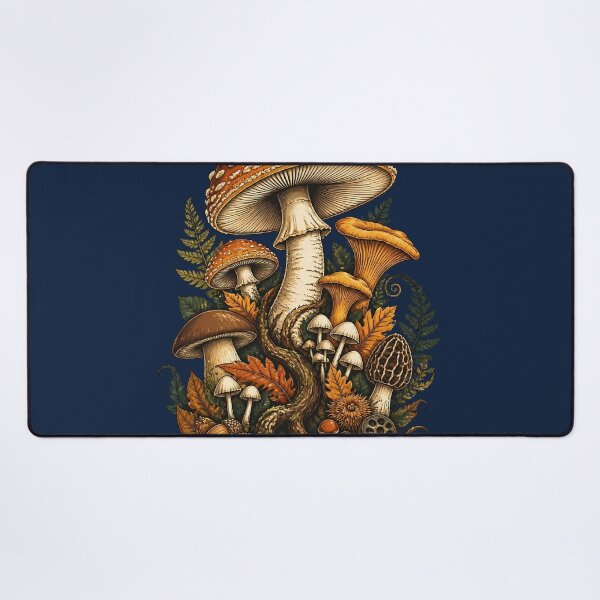 Item preview, Autumn Foraging Mushroom Art designed and sold by Fun2Fentastic.