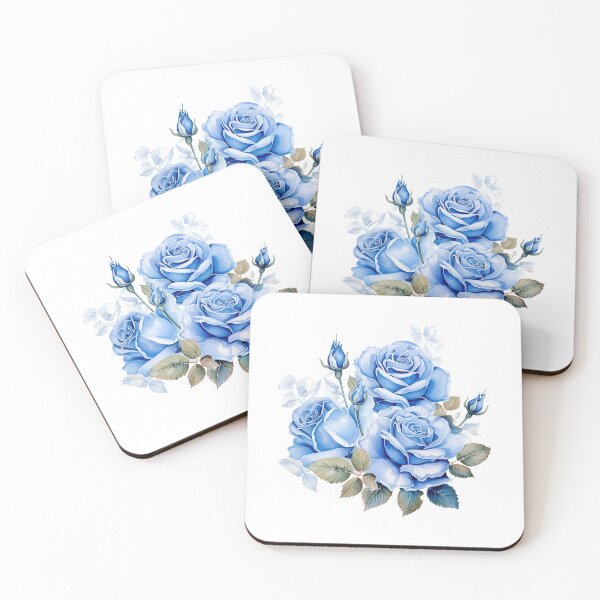 Item preview, Blue Rose | Elegant Floral Aesthetic Art designed and sold by Mandayartstudio.