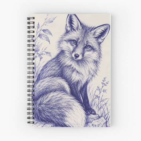 Item preview, Fox with a Bic pen designed and sold by PIERRES&MAILLESDesign.