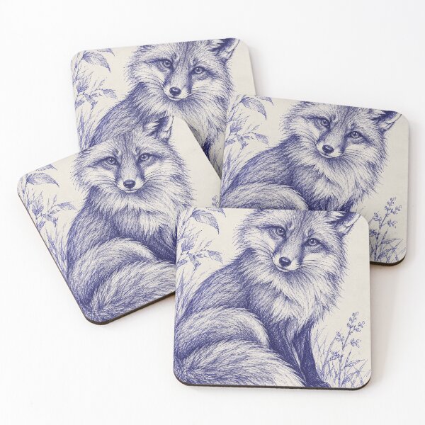 Item preview, Fox with a Bic pen designed and sold by PIERREetMAILLES.