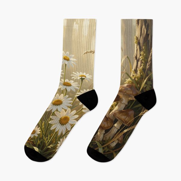 Item preview, Enchanted Forest Daisies and Woodland Mushrooms designed and sold by cr6zym1nd.