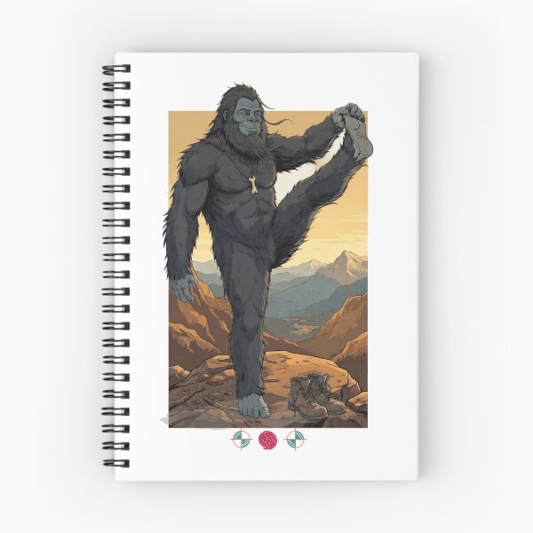 Item preview, Bigfoot Yoga Pose Mountain Zen Cute Sasquatch Stretching designed and sold by Whimsy Trail Co.