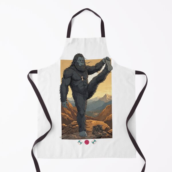 Item preview, Bigfoot Yoga Pose Mountain Zen Cute Sasquatch Stretching designed and sold by Whimsy Trail Co.