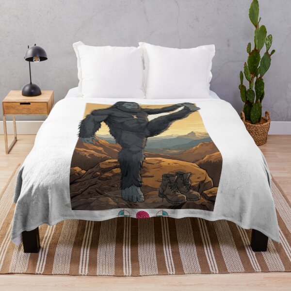 Item preview, Bigfoot Yoga Pose Mountain Zen Cute Sasquatch Stretching designed and sold by Whimsy Trail Co.