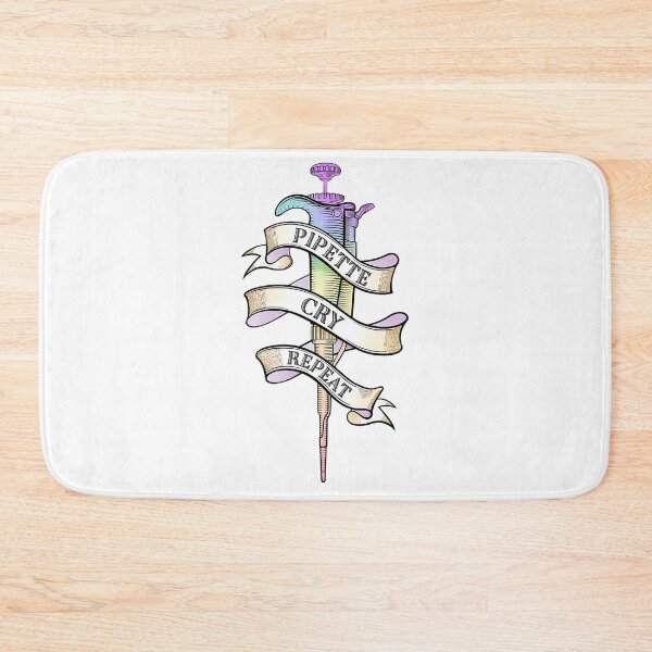 Item preview, Pipette Cry Repeat Pcr Science Tattoo designed and sold by giffywallss.