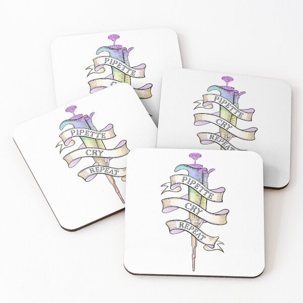Item preview, Pipette Cry Repeat Pcr Science Tattoo designed and sold by giffywallss.