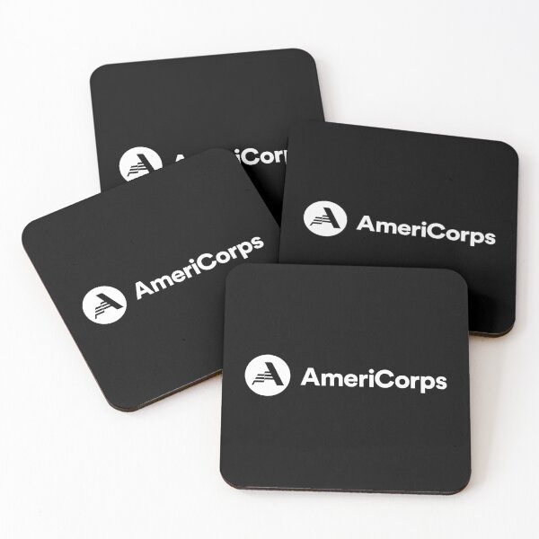 Item preview, Vertical Americorps Social Logo Tshirt Merch Sticker americorps  designed and sold by japoolest.