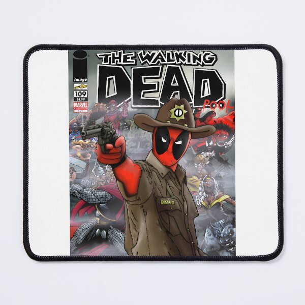 Item preview, Funny Walking Dead and Deadpool Mashup Illustration designed and sold by NeoNMusic.
