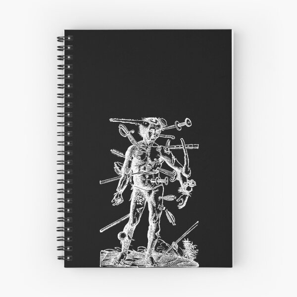 Item preview, Copy of Wound Man from Feldtbuch der Wundartzney, 1517 (WHITE) designed and sold by Exhumed Archives.