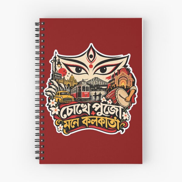 Item preview, Chokhe Pujo Mone Kolkata Durga Puja Festival Art designed and sold by aneekhait.