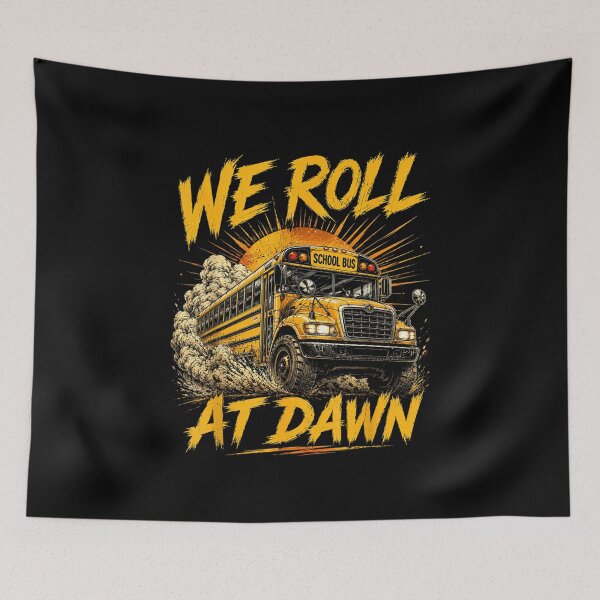 Item preview, We Roll At Dawn School Bus Driver  designed and sold by StanaLuis.