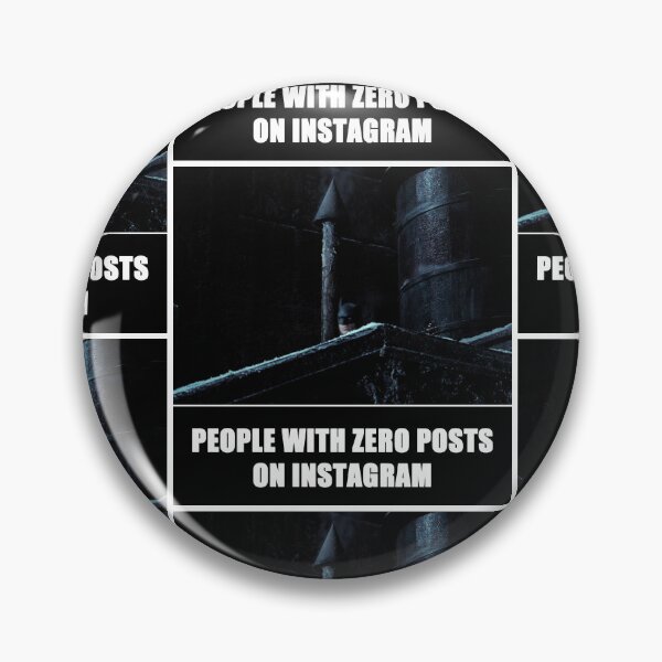 Item preview, People with zero posts on instagram designed and sold by 4gottenlore.