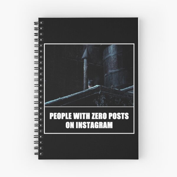 Item preview, People with zero posts on instagram designed and sold by 4gottenlore.