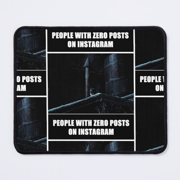 Item preview, People with zero posts on instagram designed and sold by 4gottenlore.