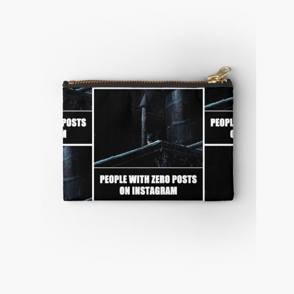 Item preview, People with zero posts on instagram designed and sold by 4gottenlore.