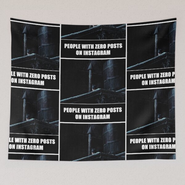 Item preview, People with zero posts on instagram designed and sold by 4gottenlore.