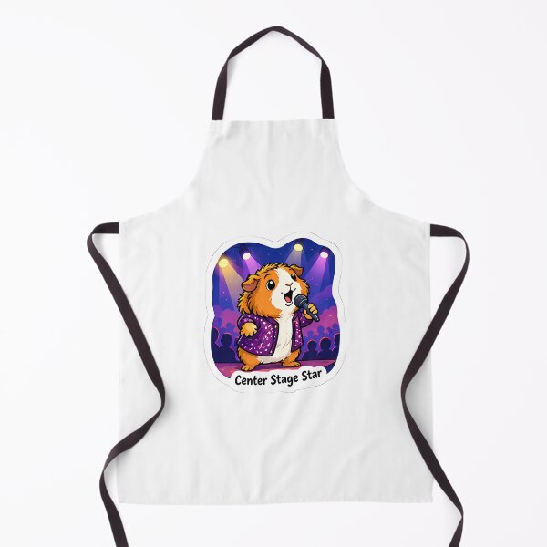 Item preview, Cute Guinea Pig Singer – Center Stage Star Singer Gift designed and sold by Isliath.