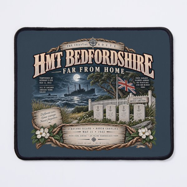 Item preview, HMT Bedfordshire Far From Home designed and sold by The Coastal Route.