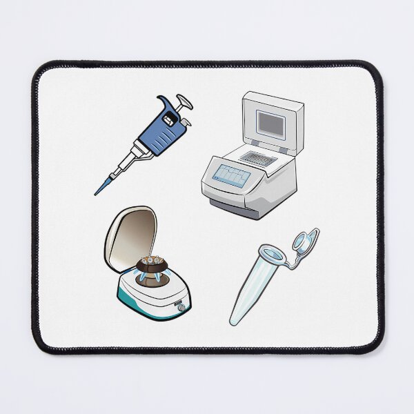 Item preview, Pcr Equipment Sticker Set With Pipette Thermocycler Centrifuge Microcentrifuge Tube designed and sold by giffywallss.
