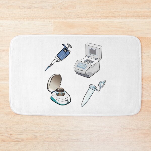 Item preview, Pcr Equipment Sticker Set With Pipette Thermocycler Centrifuge Microcentrifuge Tube designed and sold by giffywallss.