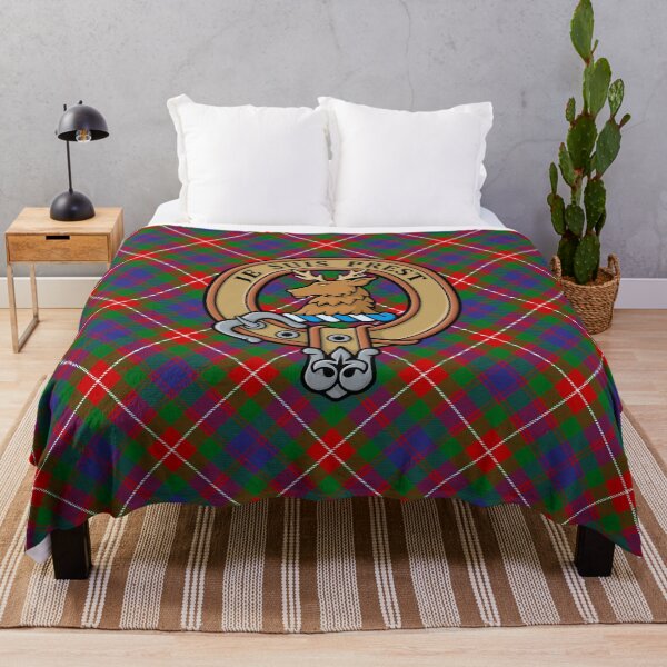 Item preview, Clan Fraser of Lovat Crest over Tartan designed and sold by sifis.