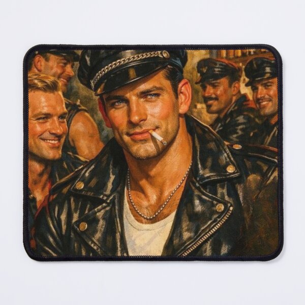 Item preview, Gay Leather Berlin Leder Bar "You're Gorgeous" German Pride Graphic Design designed and sold by ItsAKinkThing.