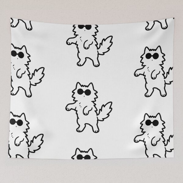 Item preview, Waving Cute Catoru designed and sold by InkStation24.