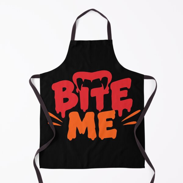 Item preview, Bite Me Cute Halloween Vibes Typography designed and sold by mazyoy.