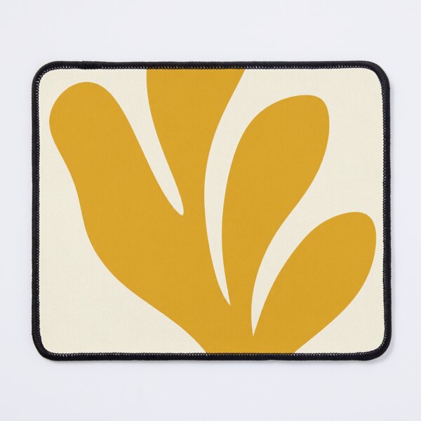Item preview, Ochre Petal Cutout | Bold Matisse-Inspired Botanical Print (cutout) designed and sold by Zaramodo.