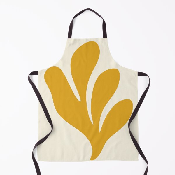Item preview, Ochre Petal Cutout | Bold Matisse-Inspired Botanical Print (cutout) designed and sold by Zaramodo.
