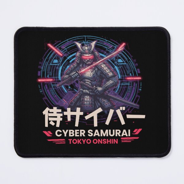 Item preview, Japanese Streetwear Cyber Samurai Futuristic Neon Graphic Tee designed and sold by lovepower.