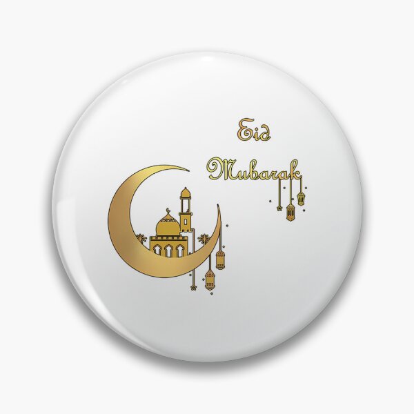 Item preview, Eid Mubarak - Gold And Black designed and sold by 99organizersd.