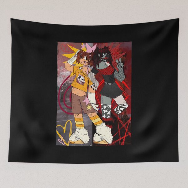 Item preview, Edgy Anime Friends with Colorful Styles designed and sold by roamgrain.
