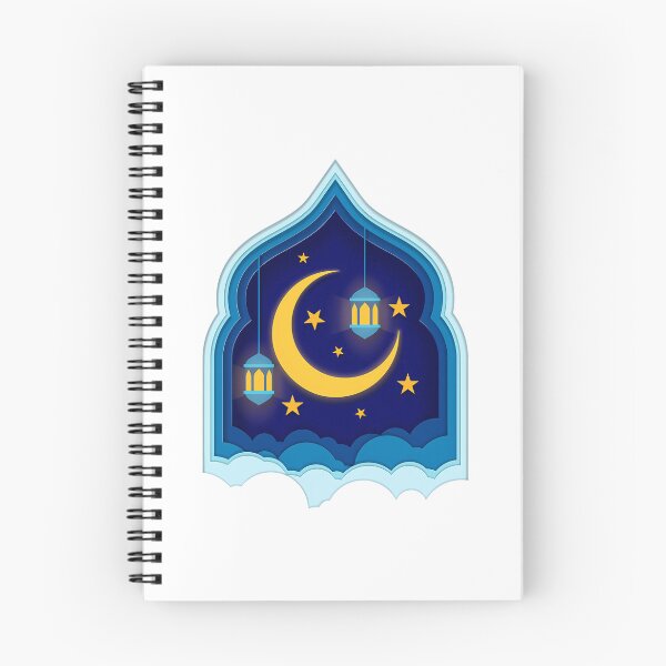 Item preview, Islamic Moon Stars And Lantern - Dark Blue Version designed and sold by 99organizersd.