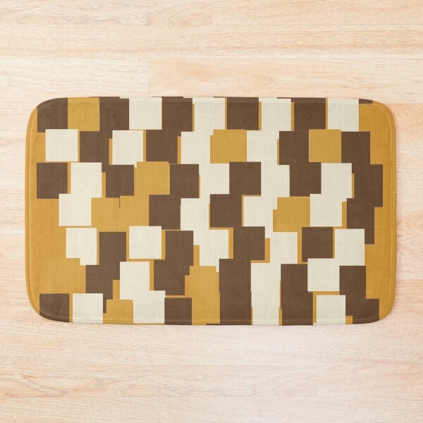 Item preview, 70s Retro Op Art Melting Checkerboard Distortion Abstract Grid Pattern designed and sold by KungPowUnicorn.