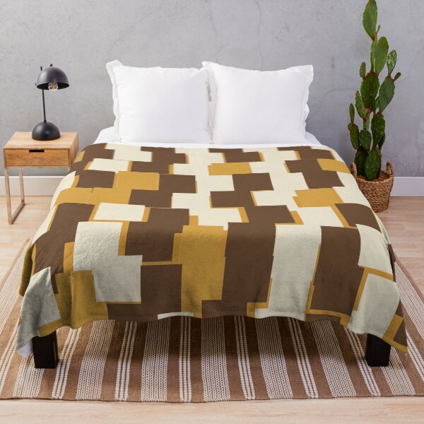 Item preview, 70s Retro Op Art Melting Checkerboard Distortion Abstract Grid Pattern designed and sold by KungPowUnicorn.