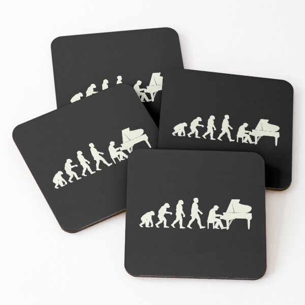 Item preview, Retro Evolution Piano Keys Pianists Classical Music Musician designed and sold by 68MadagascarZoo.