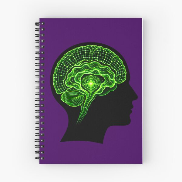 Item preview, Triune Brain Model Neuroplasticity Corporate Psychology Neon Art designed and sold by PERSPECTIVERED.